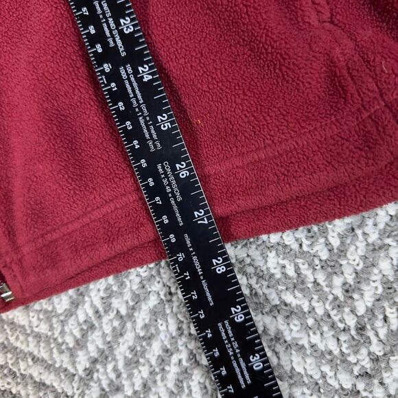 Columbia Fleece Jacket Men XL Red Wells Fargo Embroidered Warm Zip-Up - Picture 5 of 5
